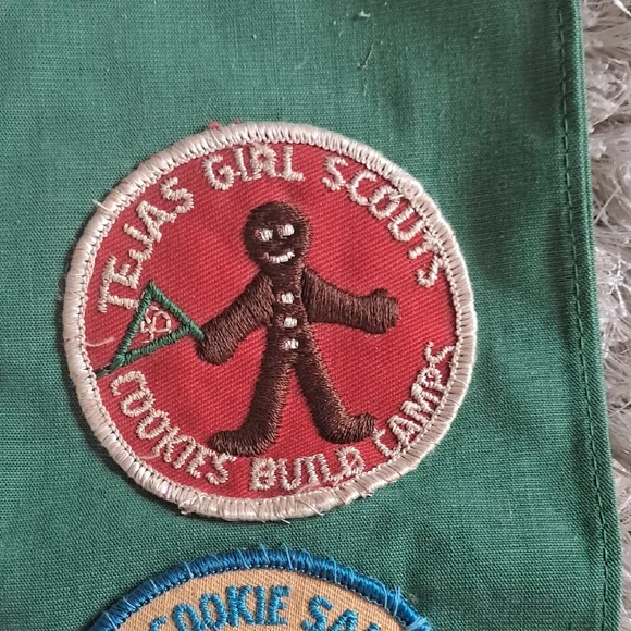 Green Kids Scout Badge Sash